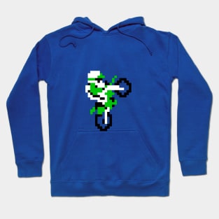 Vintage Motorcycle Videogame pixelart Hoodie